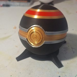 Gold / Black / Red Poke Ball