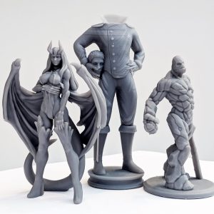 3 Fantasy Heroes Figurines